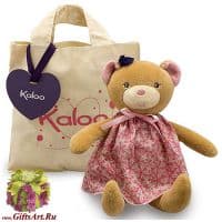 Кукла Медведица Kaloo 9698699 мягкая игрушка Bear Doll Высота 20 см. Коллекция Petite Rose Kaloo Франция