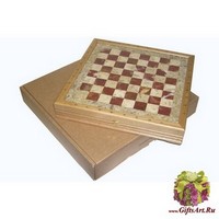 Шахматы каменные Европейские (высота короля 3,50") - вид 2 миниатюра
