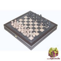 Шахматы каменные Американские (высота короля 3,50")
