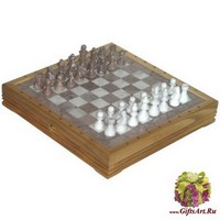 Шахматы каменные Американские (высота короля 3,50")
